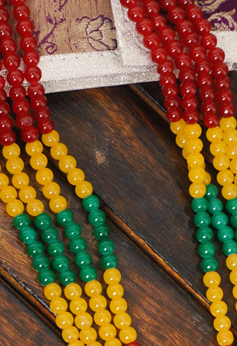 Online Shopping for Multi Amravati Ocean Beads Necklace   from Andhra Pradesh at Unnatisilks.comIndia
