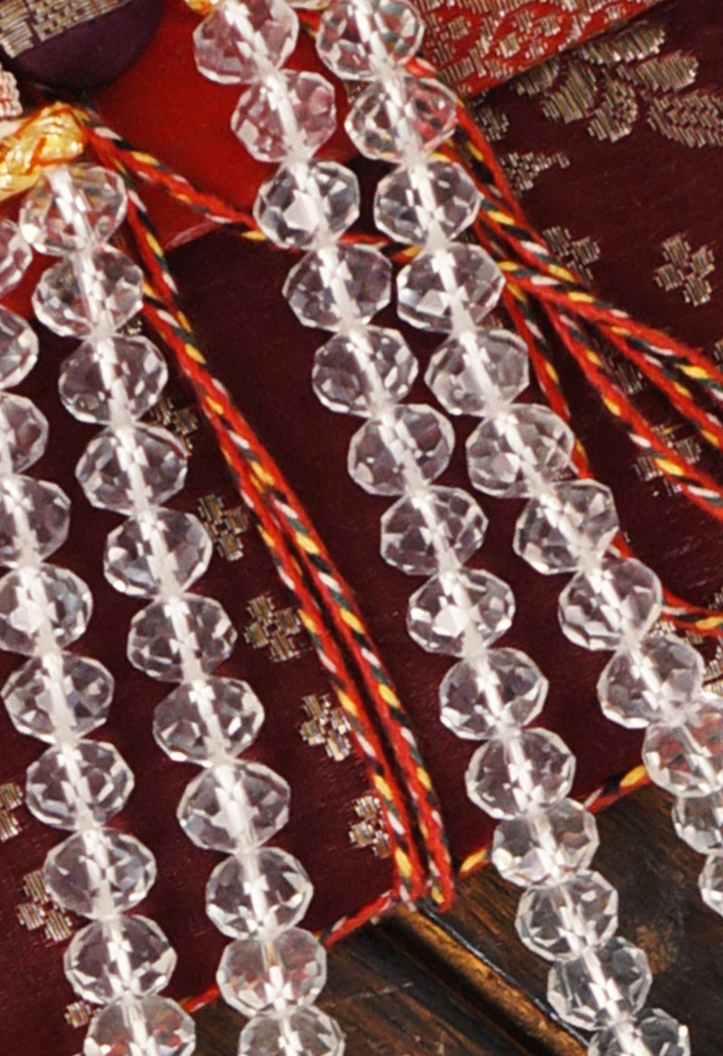 Online Shopping for White-Grey Amravati Crystal Necklace   from Andhra Pradesh at Unnatisilks.comIndia
