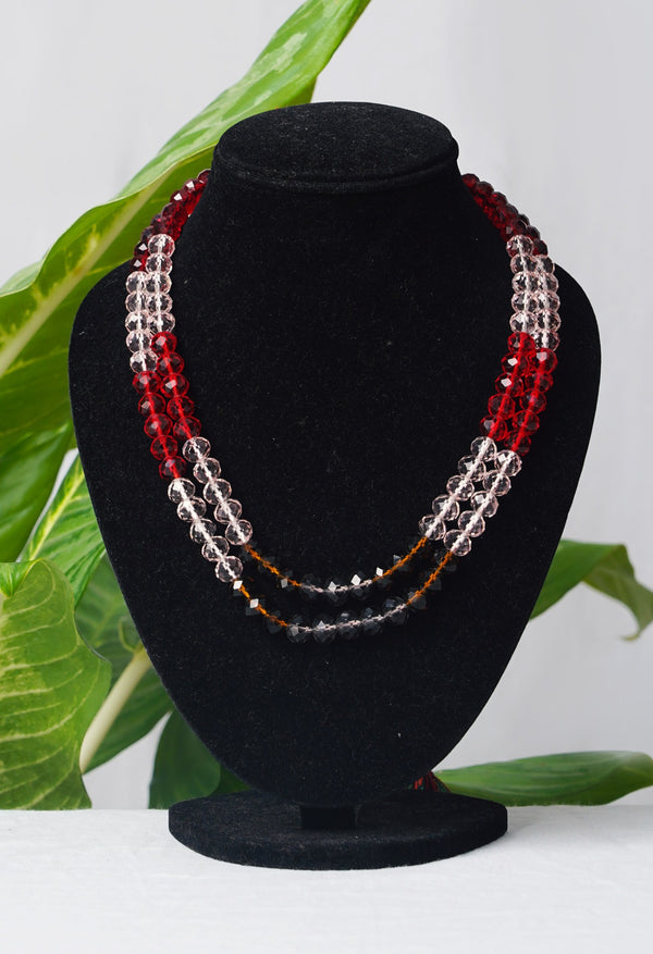 Multi Amravati Crystal Necklace