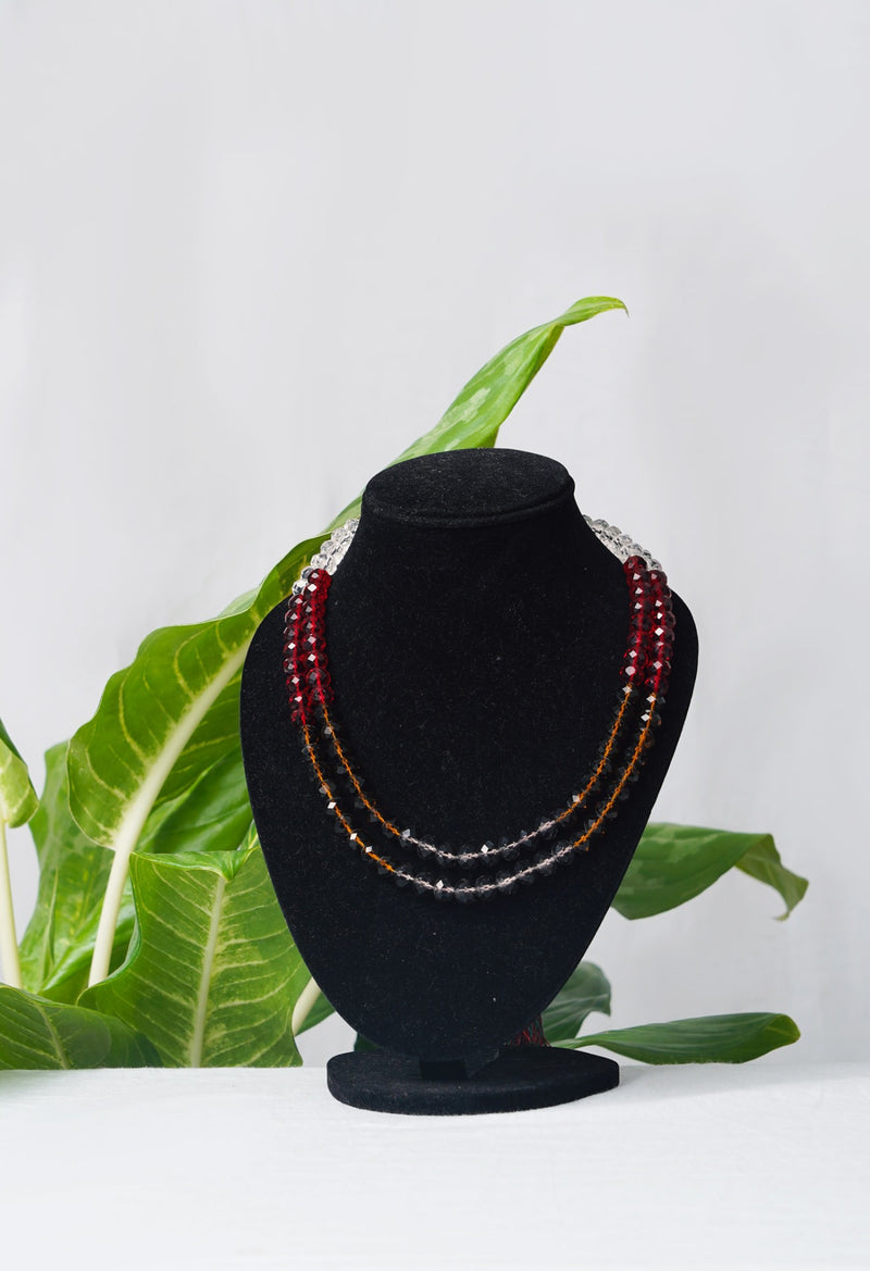 Online Shopping for Multi Amravati Crystal Necklace   from Andhra Pradesh at Unnatisilks.comIndia
