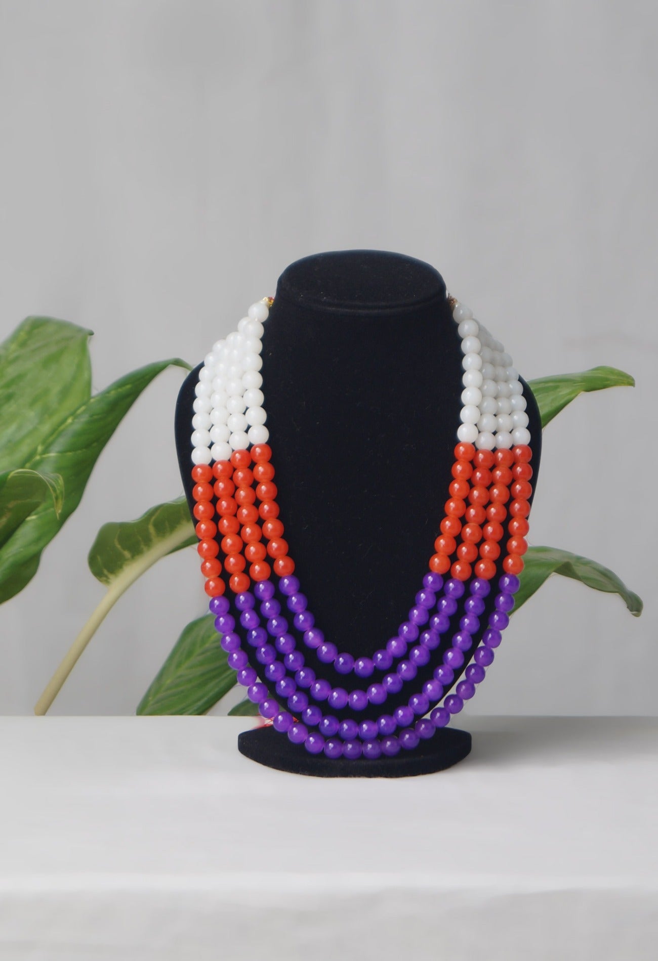 Online Shopping for Multi Amravati Ocean Beads Necklace  with jewellery from Andhra Pradesh at Unnatisilks.com India
