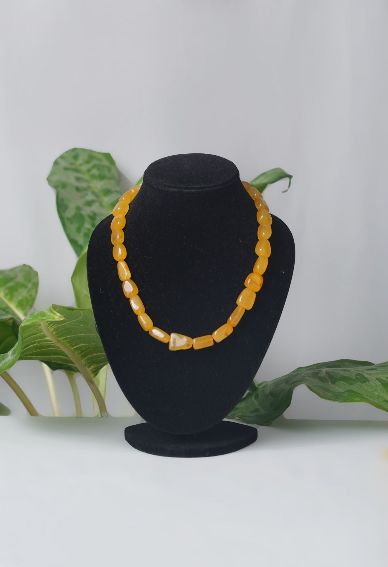 Online Shopping for Yellow Amravati Ocean Beads Necklace with Jewellery from Andhra Pradesh at Unnatisilks.com India
