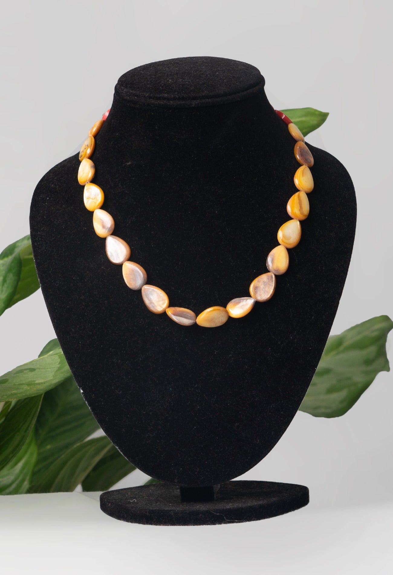 Brown Amravati Ocean Beads Necklace-UJ66