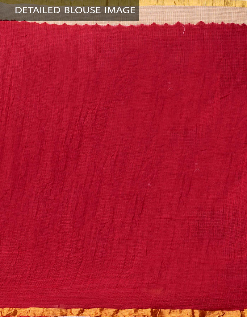 Online Shopping for Red Pure Kota Cotton Saree with Embroidery Work with  Embroidery Work from Rajasthan at Unnatisilks.comIndia