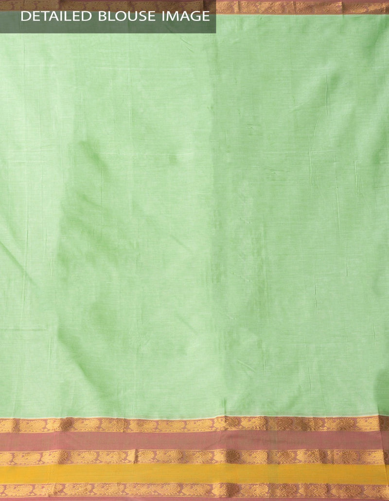 Online Shopping for Green Pure Handloom Narayanpet Cotton Saree with Weaving from Andhra Pradesh at Unnatisilks.comIndia
