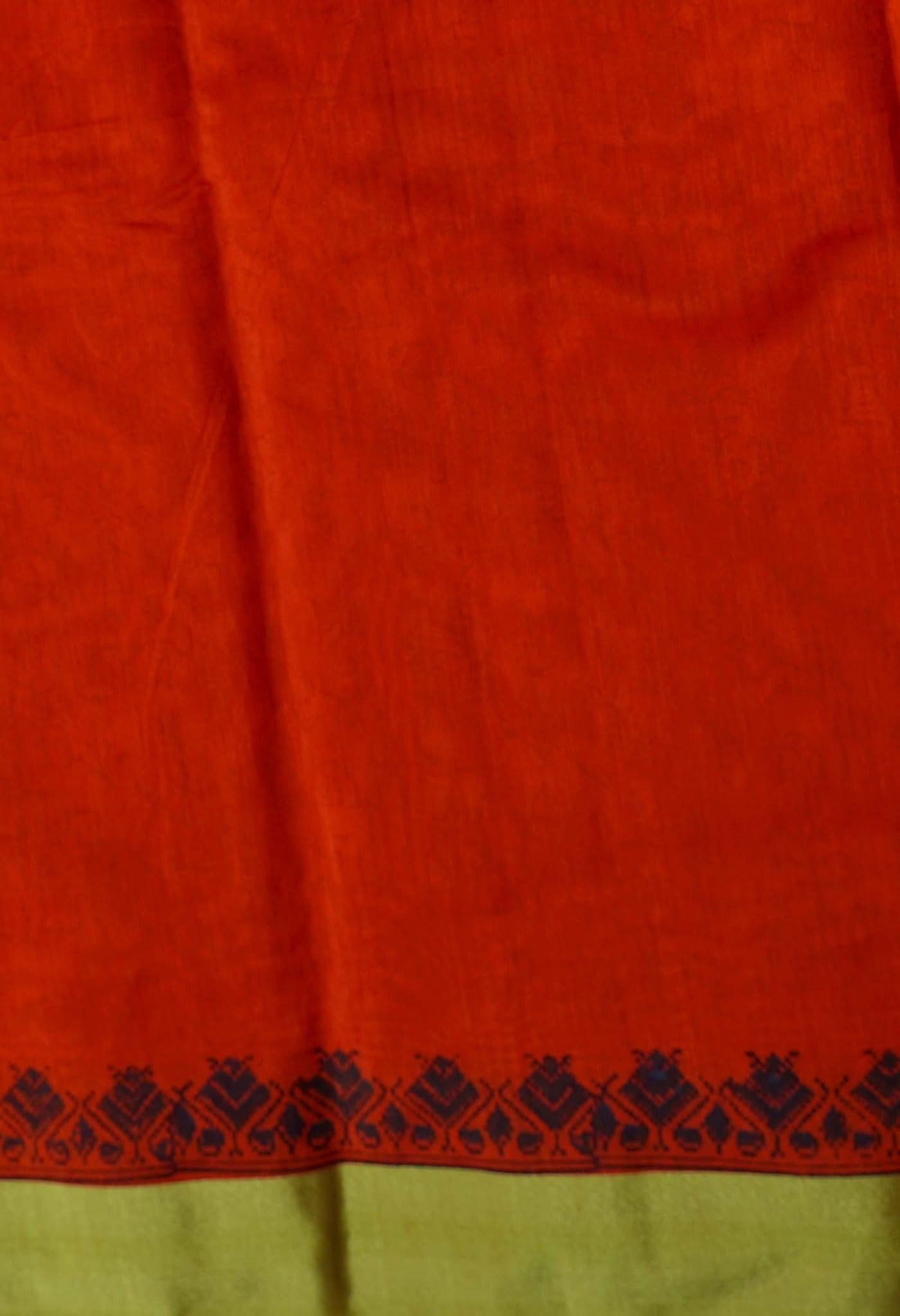 Online Shopping for Red Pure Block Printed Chanderi Sico Saree with Patola Prints from Madhya Pradesh at Unnatisilks.comIndia
