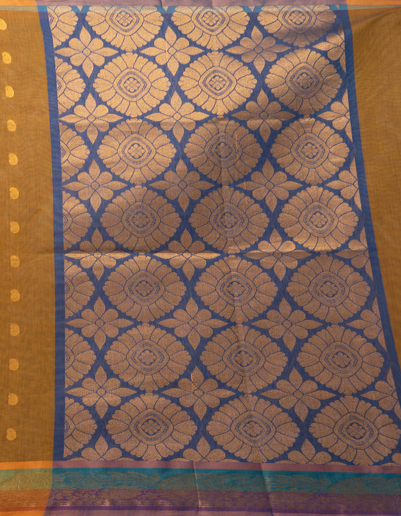 Online Shopping for Yellow Pure Handloom Venkatagiri Silk Cotton Saree with Weaving from Andhra Pradesh at Unnatisilks.comIndia
