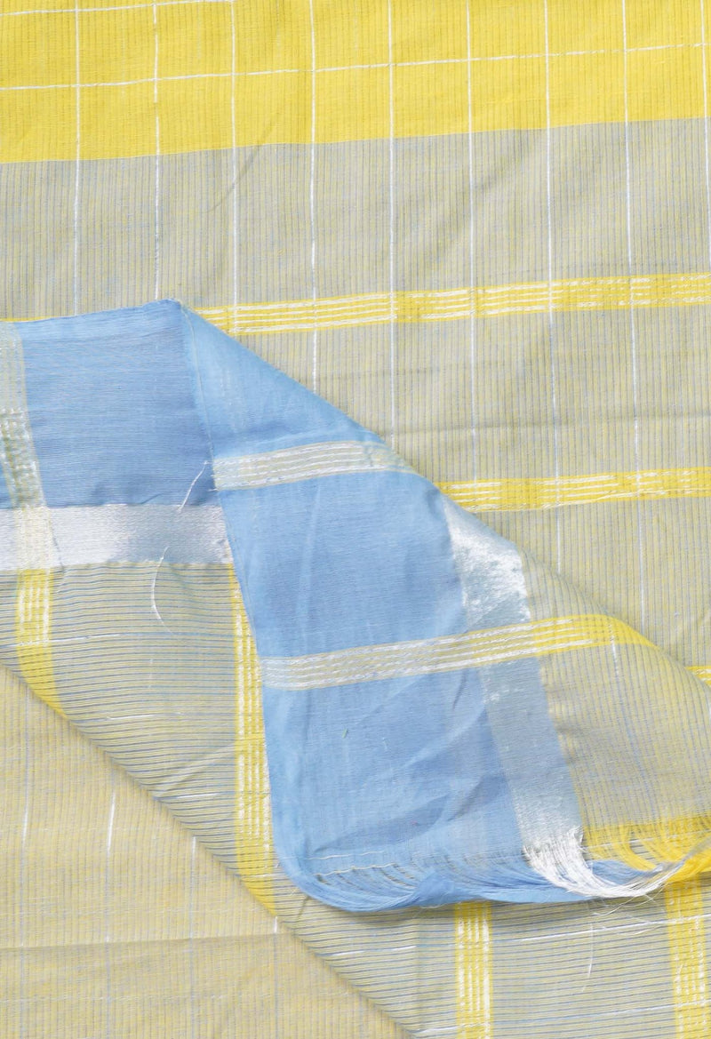 Online Shopping for Yellow Pure Pavani Mangalagiri Cotton Saree with Weaving from Andhra Pradesh at Unnatisilks.comIndia
