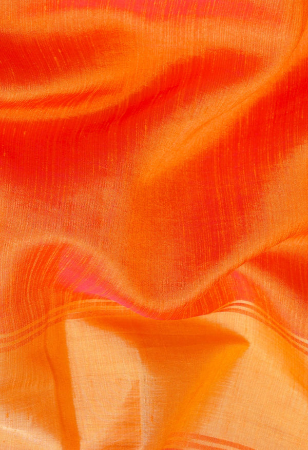 Orange  Fancy Art Silk Saree-UNM55138