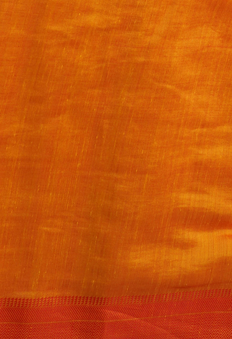 Online Shopping for Orange  Fancy Art Silk Saree with Weaving from Punjab at Unnatisilks.comIndia
