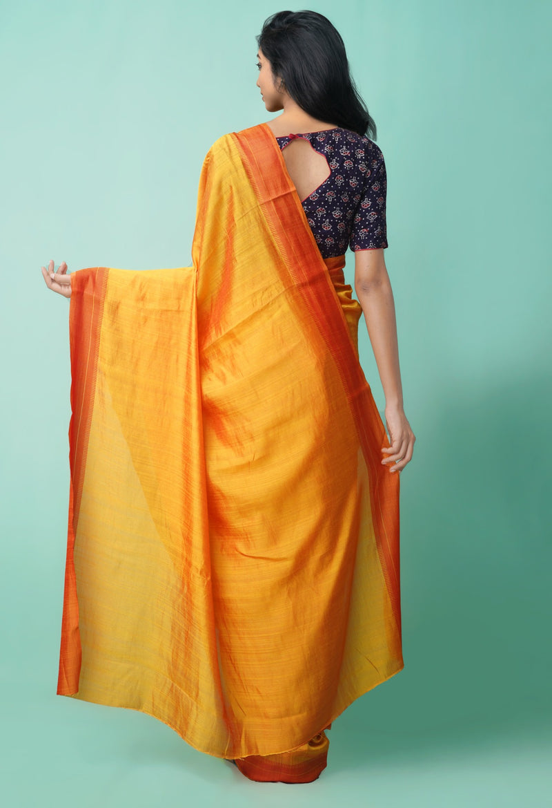 Online Shopping for Orange  Fancy Art Silk Saree with Weaving from Punjab at Unnatisilks.comIndia
