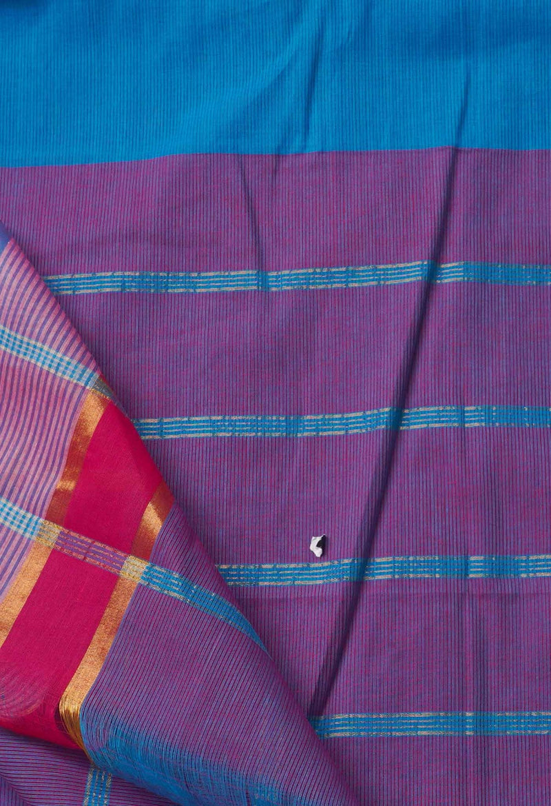 Online Shopping for Blue Pure Pavani Mangalagiri Cotton Saree with Weaving from Andhra Pradesh at Unnatisilks.comIndia
