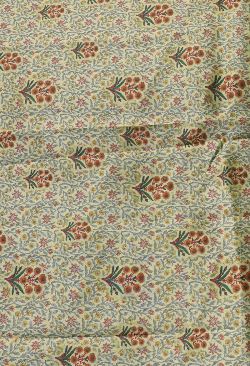 Green  Plain Art Dupion Silk Saree-UNM56596