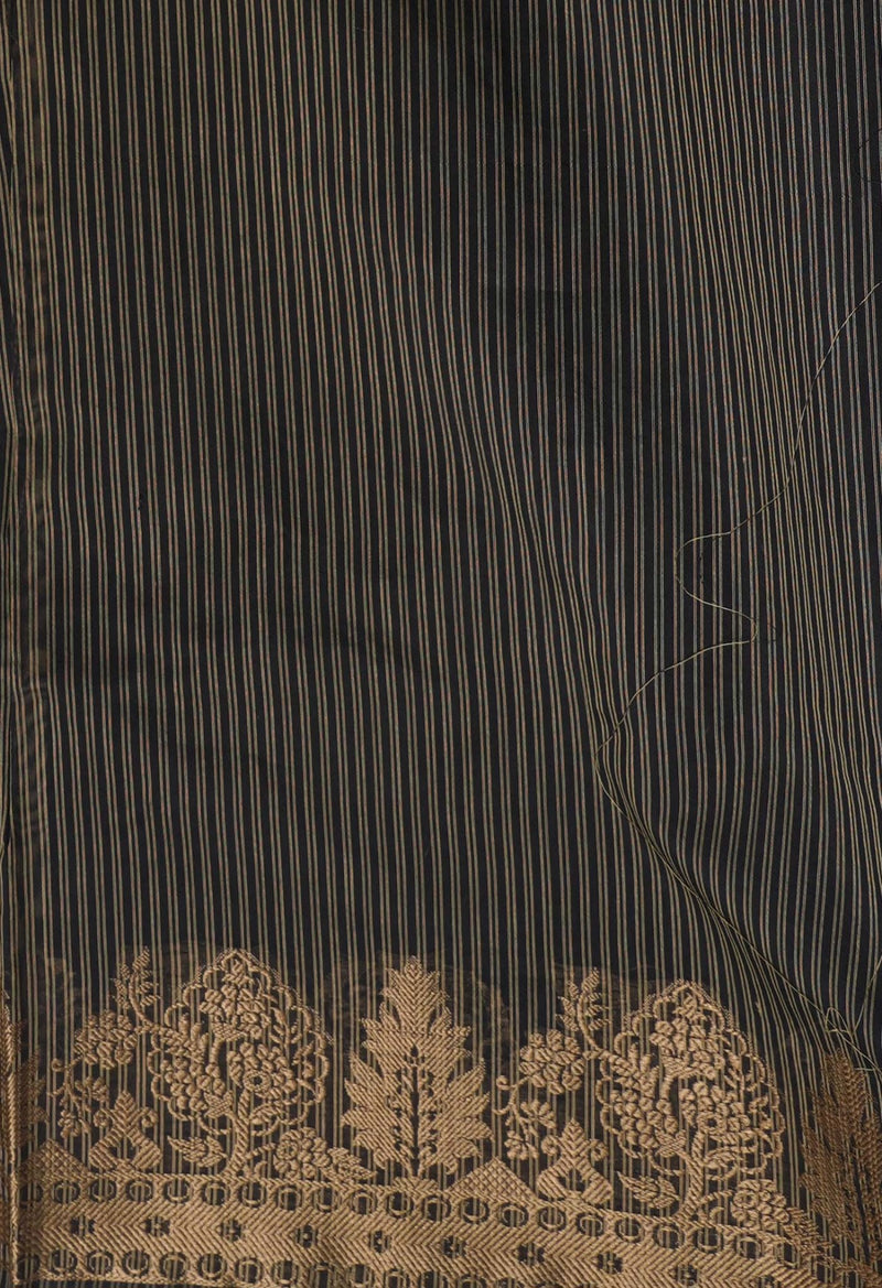 Online Shopping for Black  Bangalore Sico Saree with Weaving from Karnataka at Unnatisilks.comIndia
