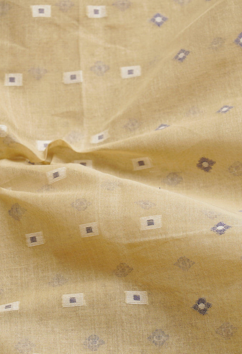 Brown Pure Handloom Bengal Tant Cotton Saree-UNM58060