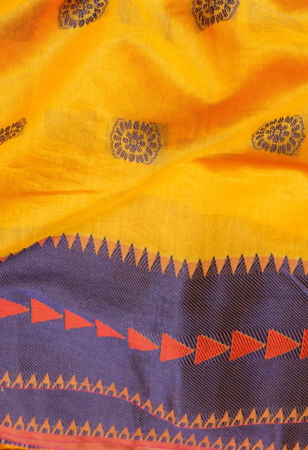 Orange  Bangalore Sico Saree-UNM59361