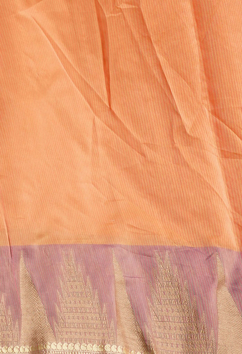Online Shopping for Orange  Bangalore Sico Saree with Hand Block Prints from Madhya Pradesh at Unnatisilks.comIndia
