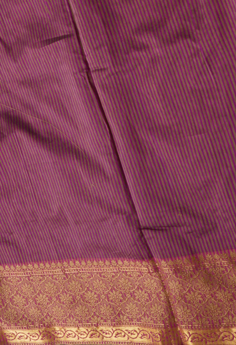 Online Shopping for Purple  Bangalore Sico Saree with Hand Block Prints from Madhya Pradesh at Unnatisilks.comIndia
