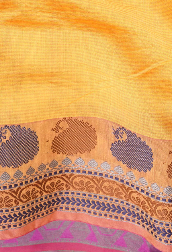 Orange  Bangalore Sico Saree