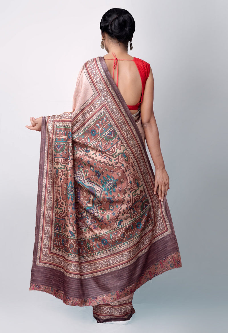 Online Shopping for Red  Digital Printed Crepe Silk Saree with Fancy/Ethnic Prints from Punjab at Unnatisilks.comIndia
