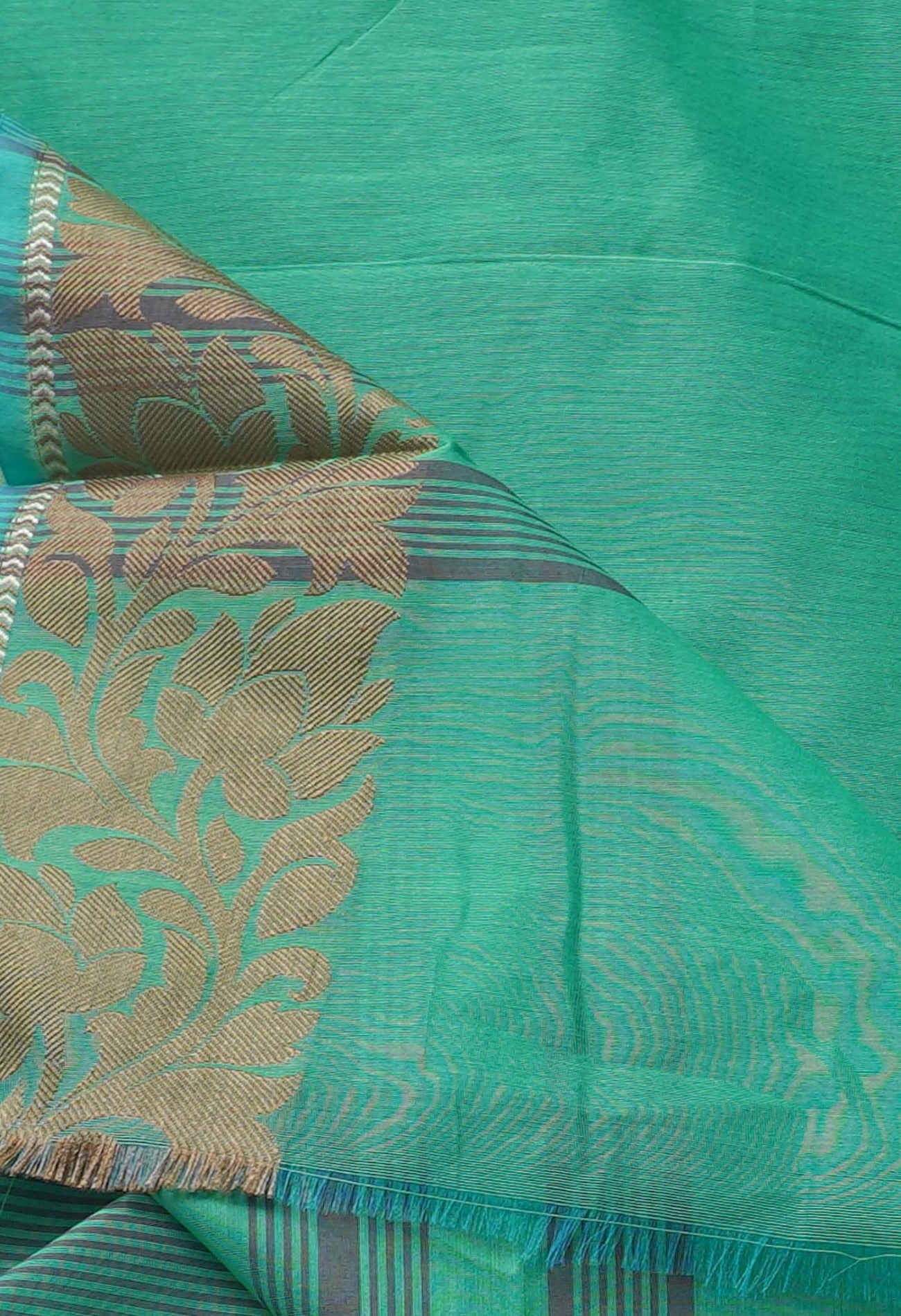 Online Shopping for Green  Bangalore Silk Saree with Weaving from Karnataka at Unnatisilks.comIndia
