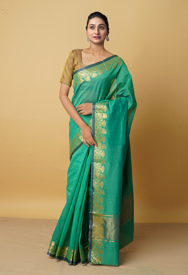 Green  Bangalore Sico Saree-UNM59612