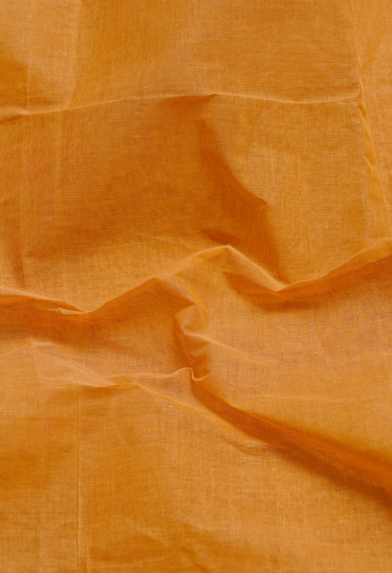 Brown Pure Handloom Bengal Tant Cotton Saree-UNM59694
