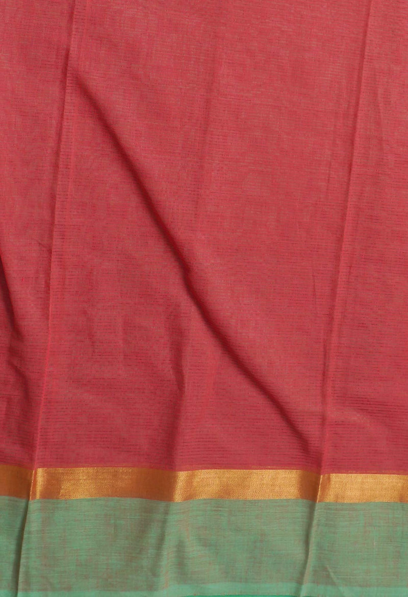 Online Shopping for Red-Green Pure Pavani Mangalagiri Cotton Saree with Weaving from Andhra Pradesh at Unnatisilks.comIndia
