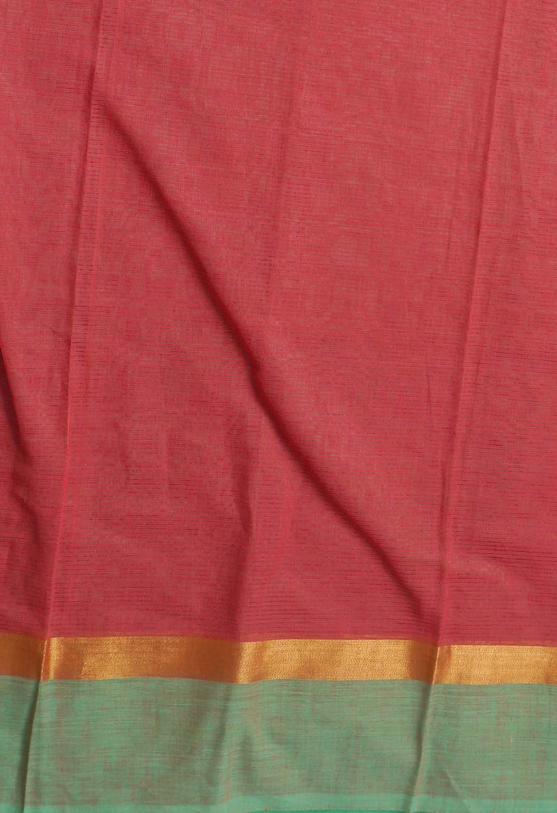 Online Shopping for Red-Green Pure Pavani Mangalagiri Cotton Saree with Weaving from Andhra Pradesh at Unnatisilks.comIndia
