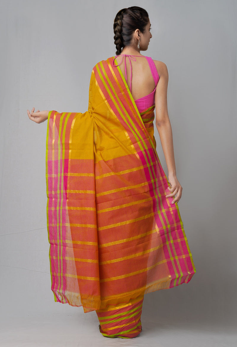 Online Shopping for Brown Pure Pavani Mangalagiri Cotton Saree with Weaving from Andhra Pradesh at Unnatisilks.comIndia

