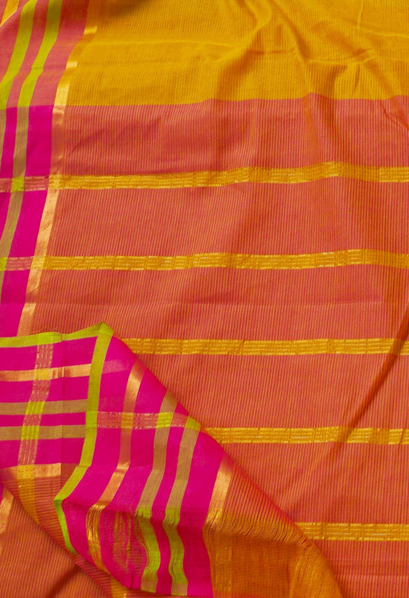 Online Shopping for Brown Pure Pavani Mangalagiri Cotton Saree with Weaving from Andhra Pradesh at Unnatisilks.comIndia

