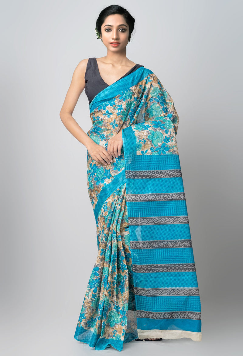 Multi Pure Krisha Cotton Saree