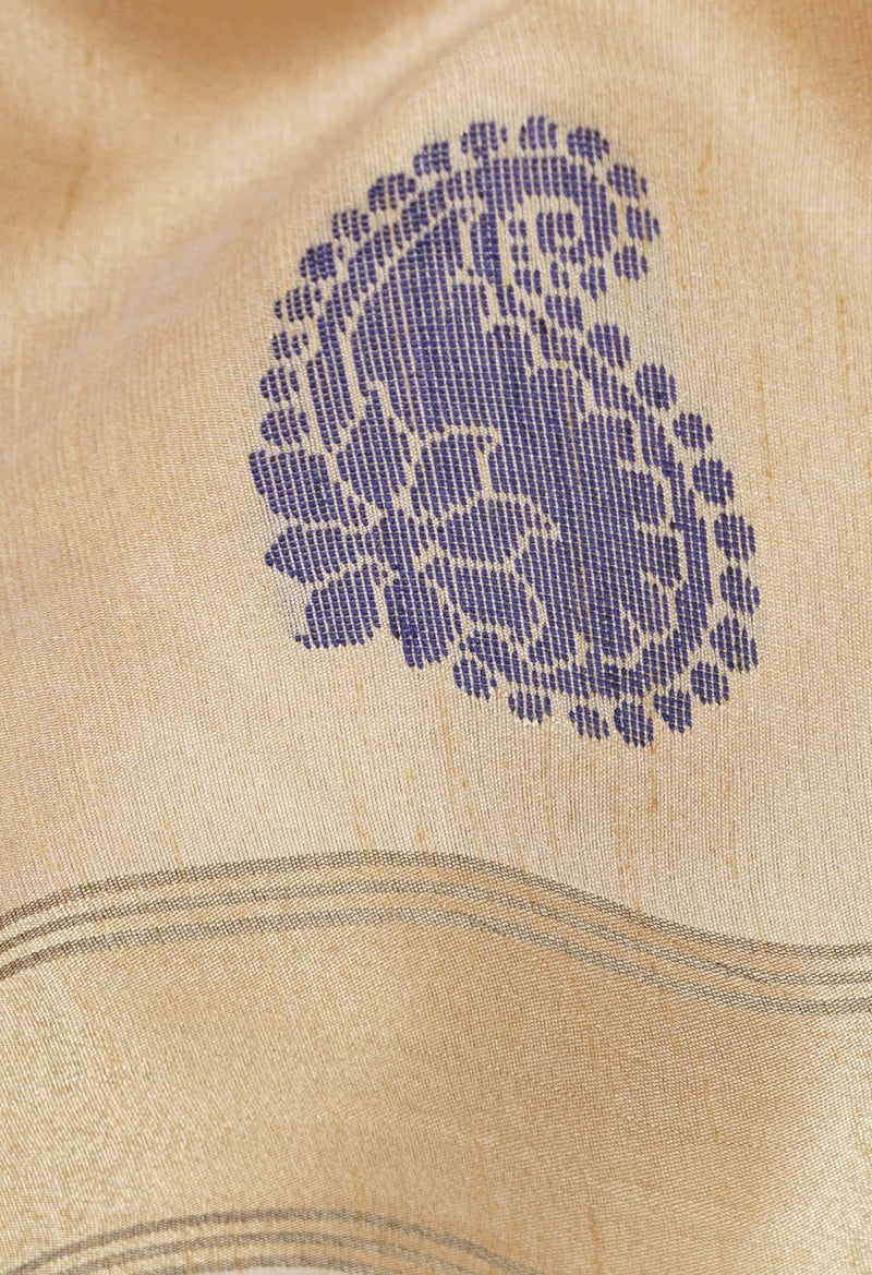 Brown  Bengal Linen Saree