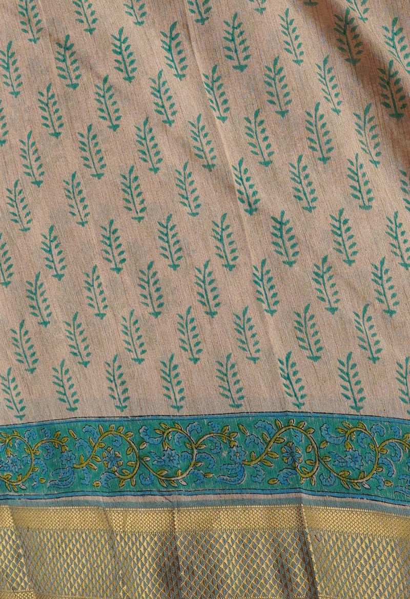 Online Shopping for Brown  Hand Block Printed Maheshwari Jute Sico Saree with Hand Block Prints from Madhya Pradesh at Unnatisilks.comIndia
