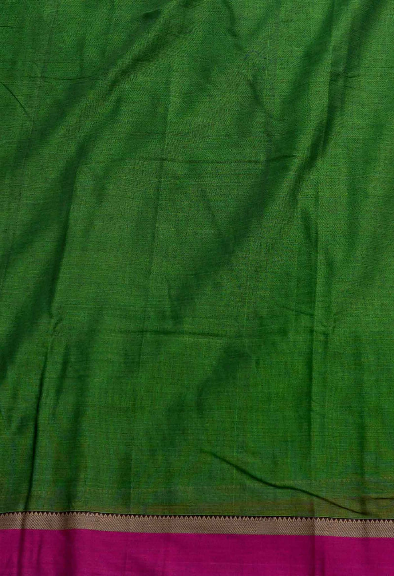 Online Shopping for Green Pure Handloom Pavani Kanchi Cotton Saree with Weaving from Tamil Nadu at Unnatisilks.comIndia
