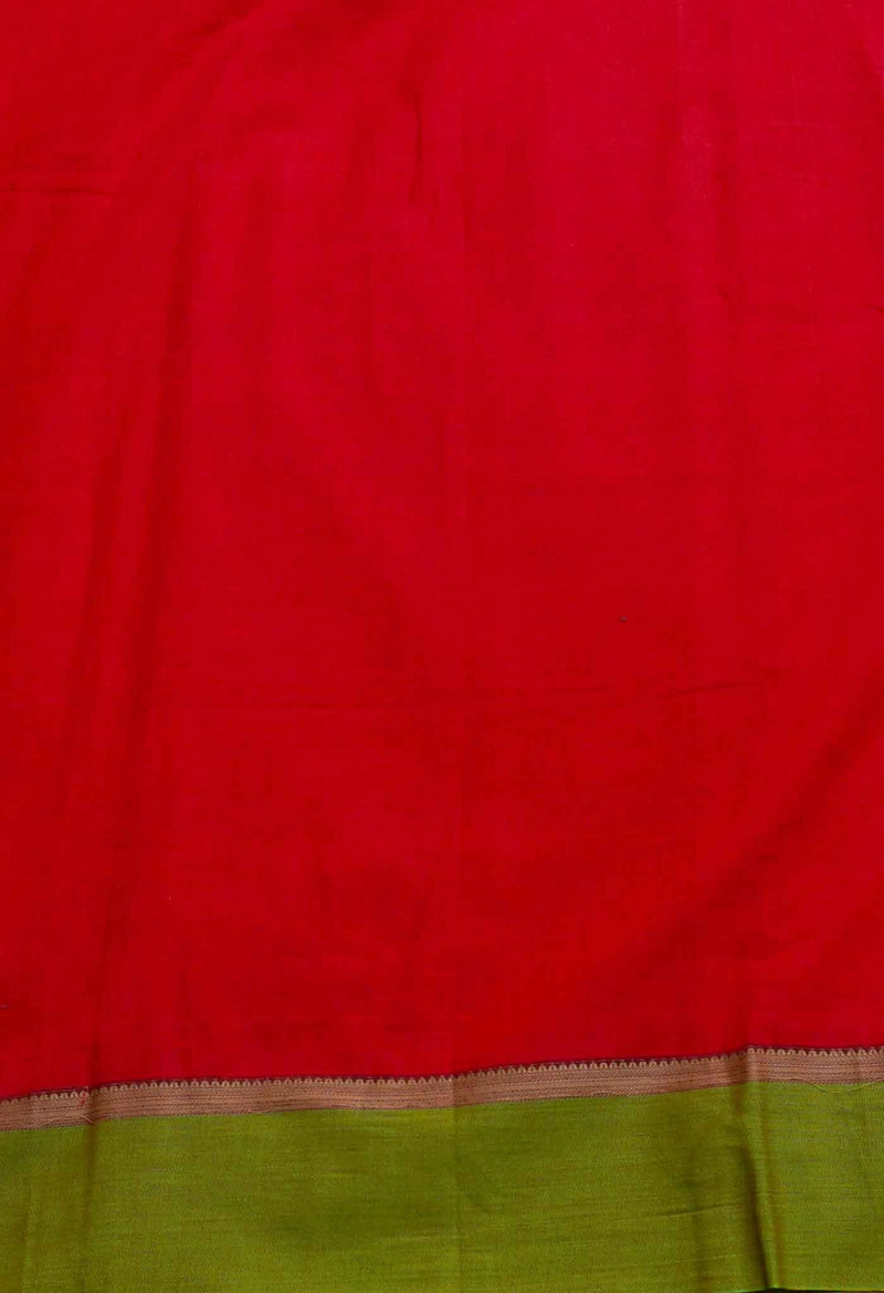 Online Shopping for Red Pure Handloom Pavani Kanchi Cotton Saree with Weaving from Tamil Nadu at Unnatisilks.comIndia
