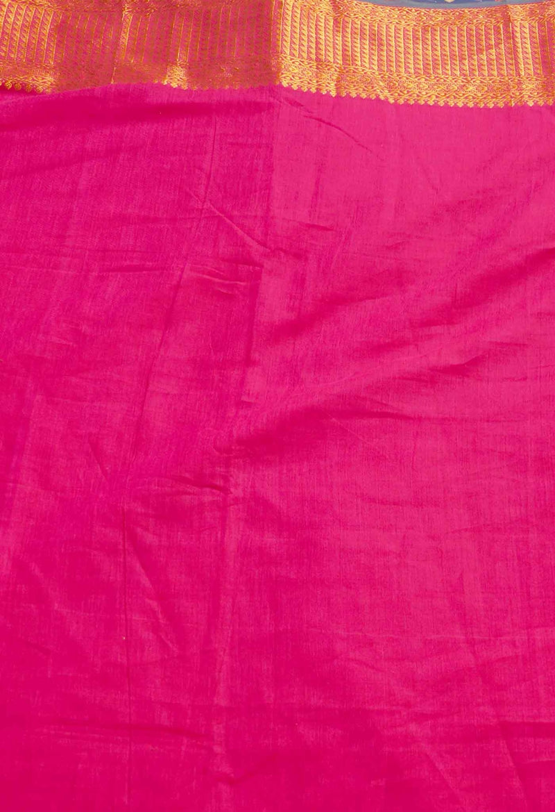 Online Shopping for Pink Pure Handloom Pavani Narayanpet Cotton Saree with Weaving from Tamil Nadu at Unnatisilks.comIndia
