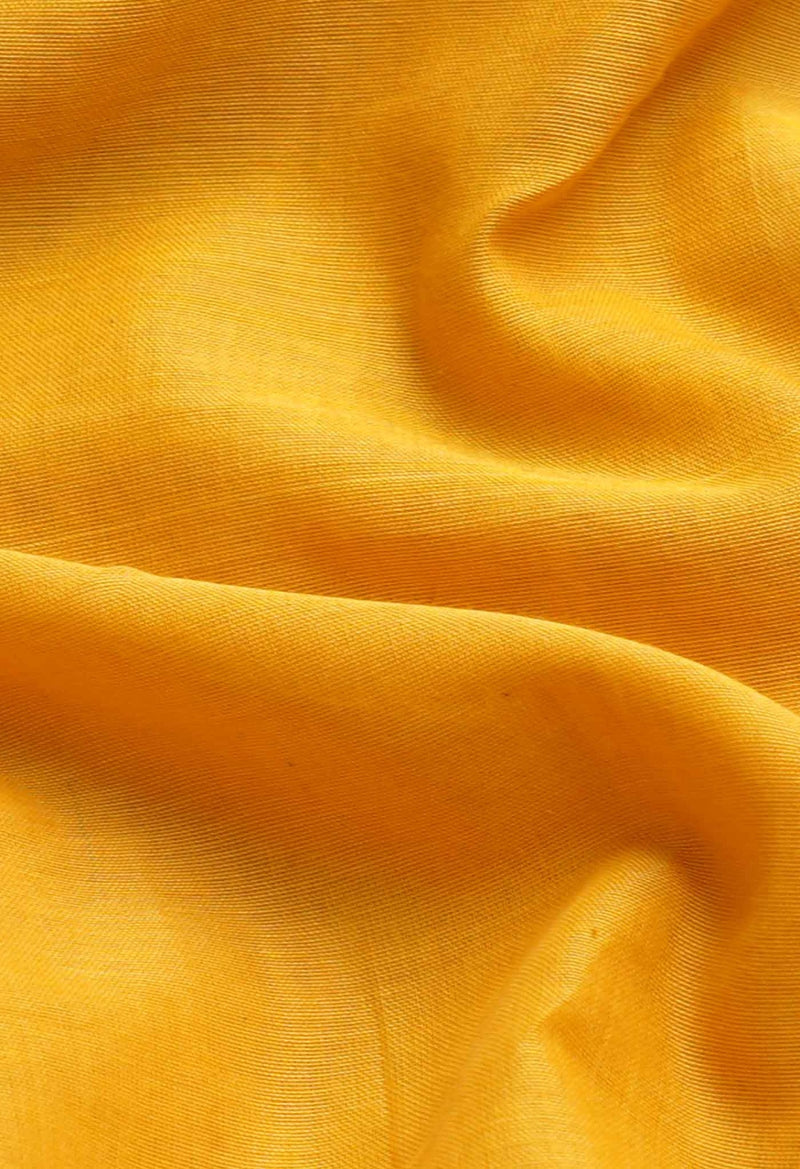 Online Shopping for Yellow Pure Handloom Pavani Kanchi Cotton Saree with Weaving from Tamilnadu at Unnatisilks.comIndia
