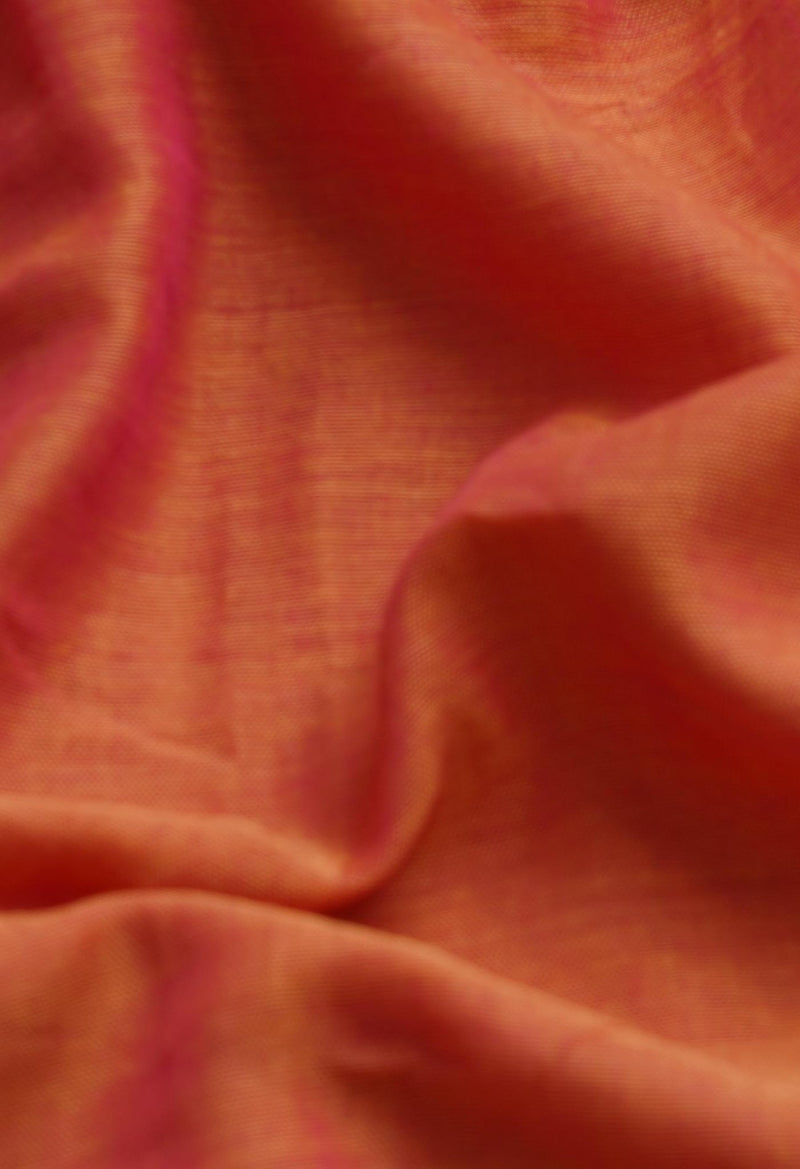 Online Shopping for Orange-Pink Pure Handloom Pavani Narayanpet Cotton Saree with Weaving from Andhra Pradesh at Unnatisilks.comIndia
