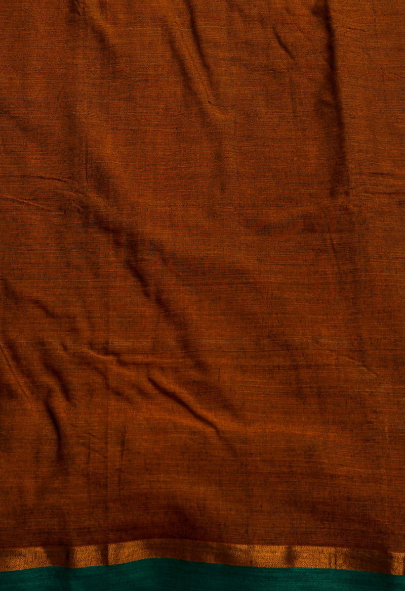 Online Shopping for Brown Pure Handloom Pavani Chettinad Cotton Saree with Weaving from Tamilnadu at Unnatisilks.comIndia
