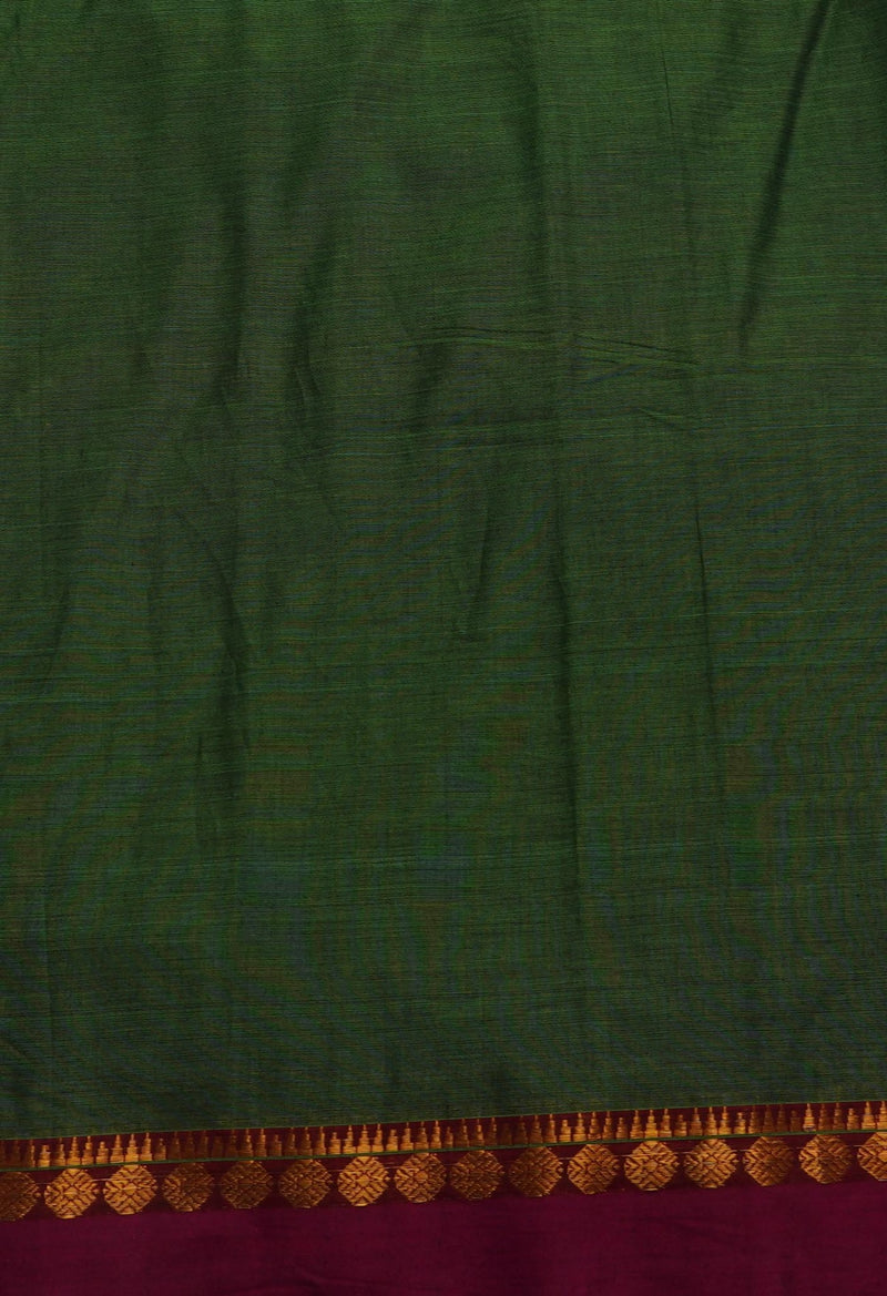 Online Shopping for Green Pure Handloom Pavani Narayanpet Cotton Saree with Weaving from Tamilnadu at Unnatisilks.comIndia
