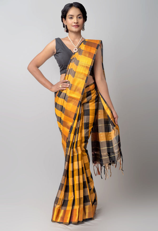 Online Shopping for Multi Pure Handloom Pavani Chettinad Cotton Saree with Weaving from Tamilnadu at Unnatisilks.comIndia
