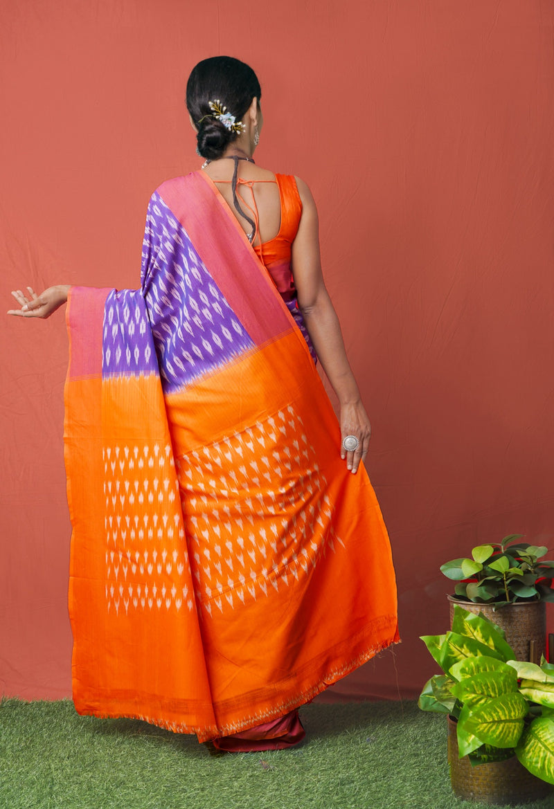 Online Shopping for Blue Pure Ikat Pochampally Mercerized Cotton Saree with Weaving from Andhra Pradesh at Unnatisilks.comIndia
