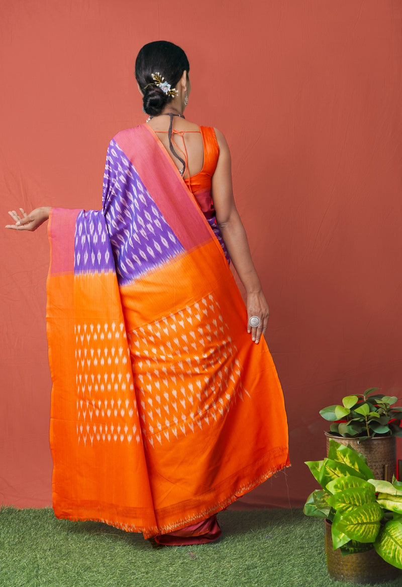 Online Shopping for Blue Pure Ikat Pochampally Mercerized Cotton Saree with Weaving from Andhra Pradesh at Unnatisilks.comIndia
