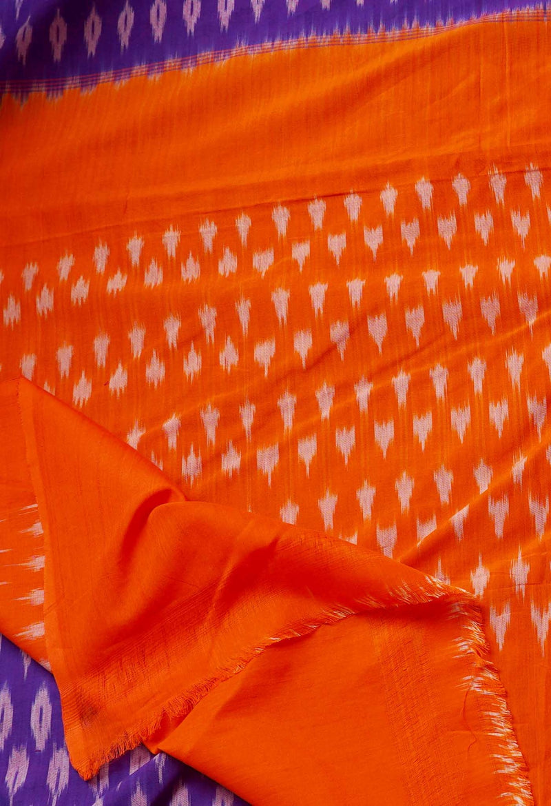Online Shopping for Blue Pure Ikat Pochampally Mercerized Cotton Saree with Weaving from Andhra Pradesh at Unnatisilks.comIndia
