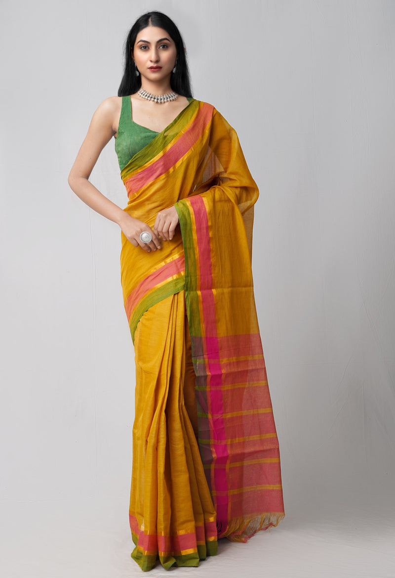 Online Shopping for Brown Pure Pavani Mangalagiri Cotton Saree with Weaving from Andhra Pradesh at Unnatisilks.comIndia
