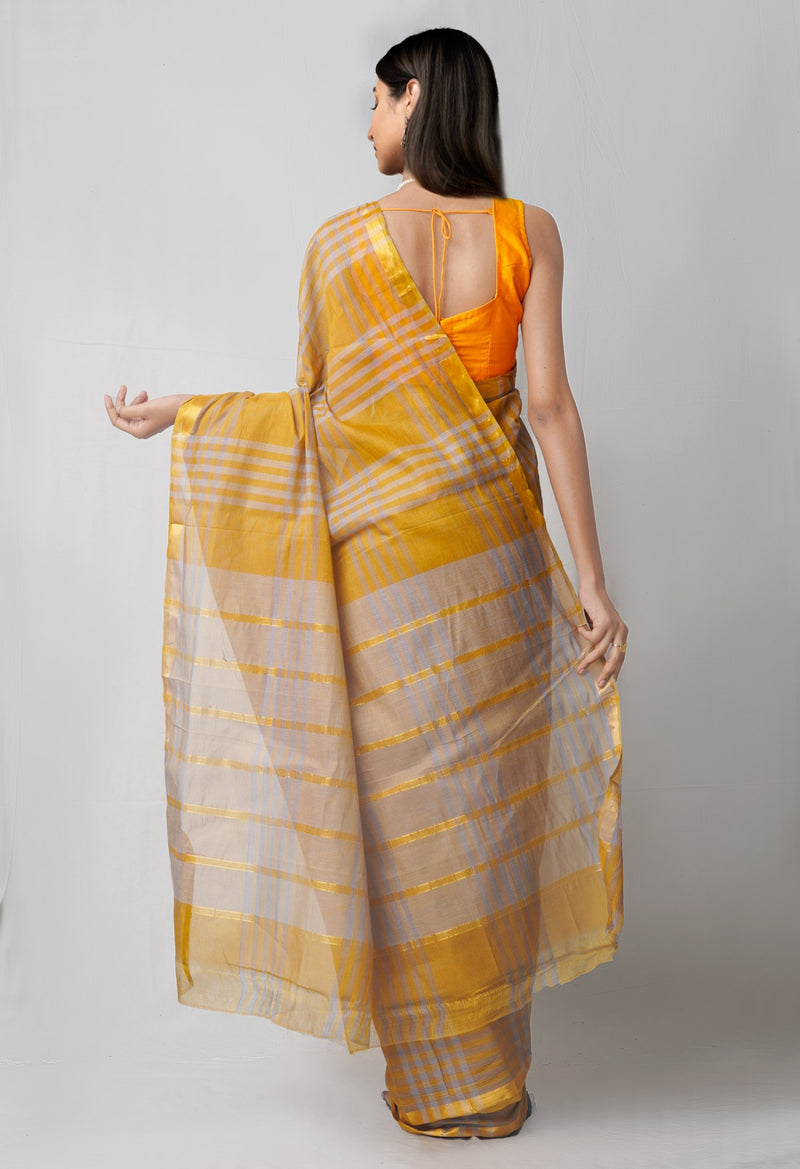 Online Shopping for Brown Pure Pavani Mangalagiri Cotton Saree with Weaving from Andhra Pradesh at Unnatisilks.comIndia
