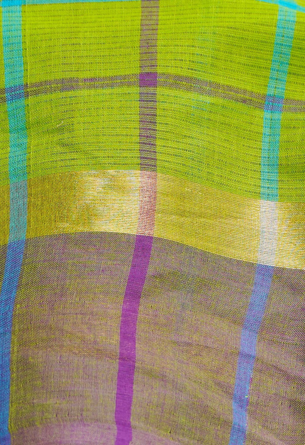 Green Pure Pavani Mangalagiri Cotton Saree