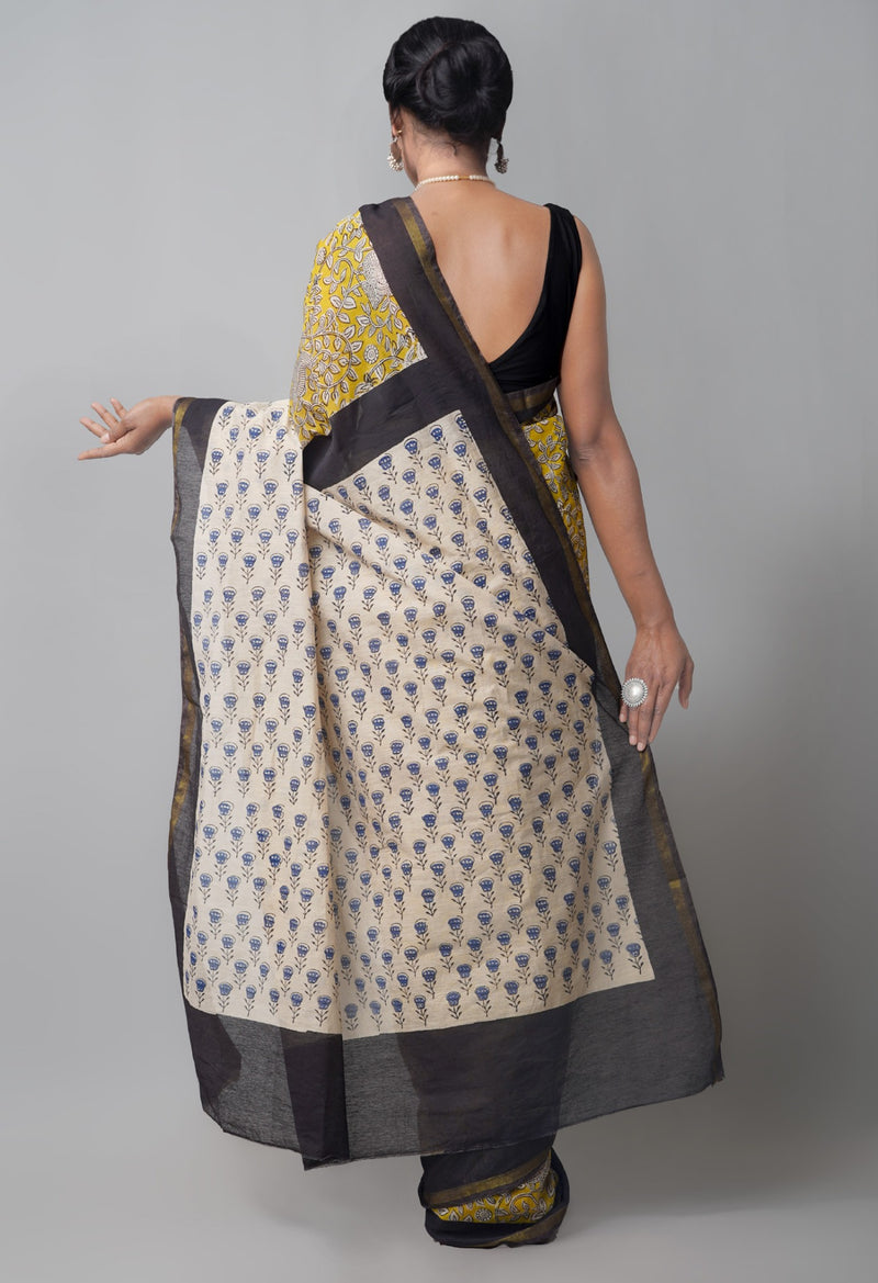 Online Shopping for Yellow  Bagh Maheshwari Sico Saree with Bagh from Madhya Pradesh at Unnatisilks.comIndia
