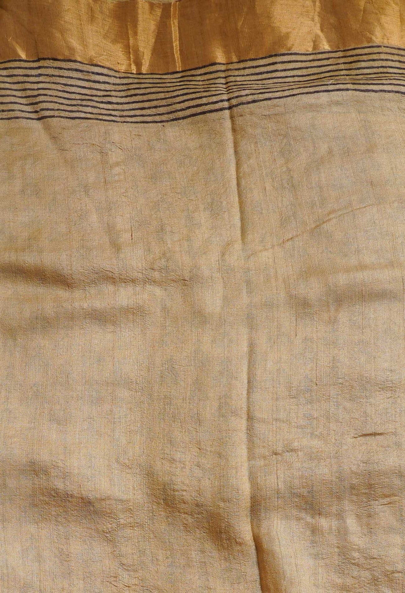 Online Shopping for Brown Pure Handloom Block Printed Bengal Tussar Silk Saree with Hand Block Prints from West Bengal at Unnatisilks.comIndia
